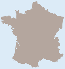 La carte des établissements